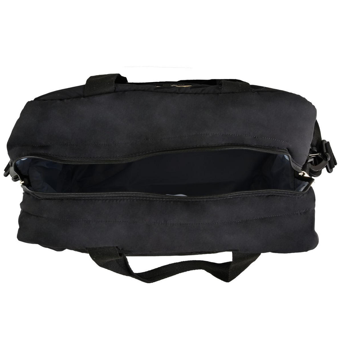 WICKELTASCHE Solana schwarz Wickelunterlage, Seitentaschen, Isoliertasche, Kinderwagenclips - Schwarz, Textil (17/35/45cm) - Cangaroo