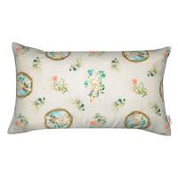 KISSENHÜLLE Hase Josefine romantisches Landhaus Design Kaninchen Alloverdruck 30/50 cm - Multicolor/Weiß, Textil (30/50cm) - beties Heimtextil
