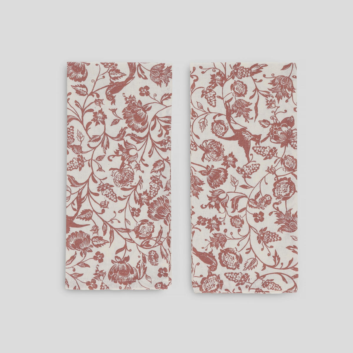 KÜCHENHANDTUCH-SET Fylla (2er-Set) - Dunkelrosa, Textil (40/60cm) - home&you