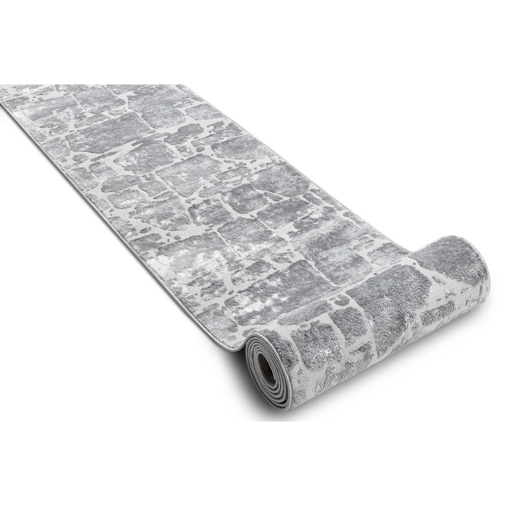 Thumbnail - rugsX Läufer, Grau, Textil, Rechteckig, 70x470 cm, Teppiche & Böden, Teppiche, Teppichläufer