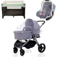 MOSKITONETZ Kinderwagen Universal Insektenschutz Weiß - Weiß, Textil