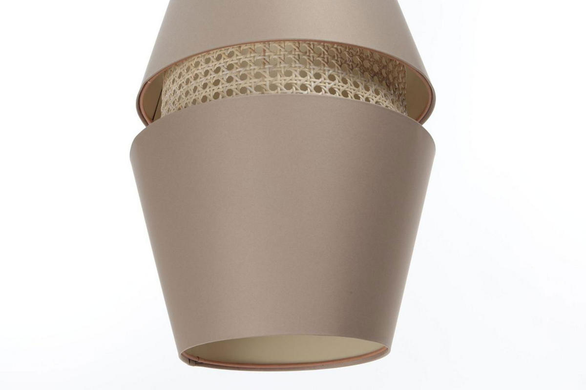 HÄNGELEUCHTE Beige 30/46 cm - Beige, Kunststoff (30/1.3/46cm) - ONZENO