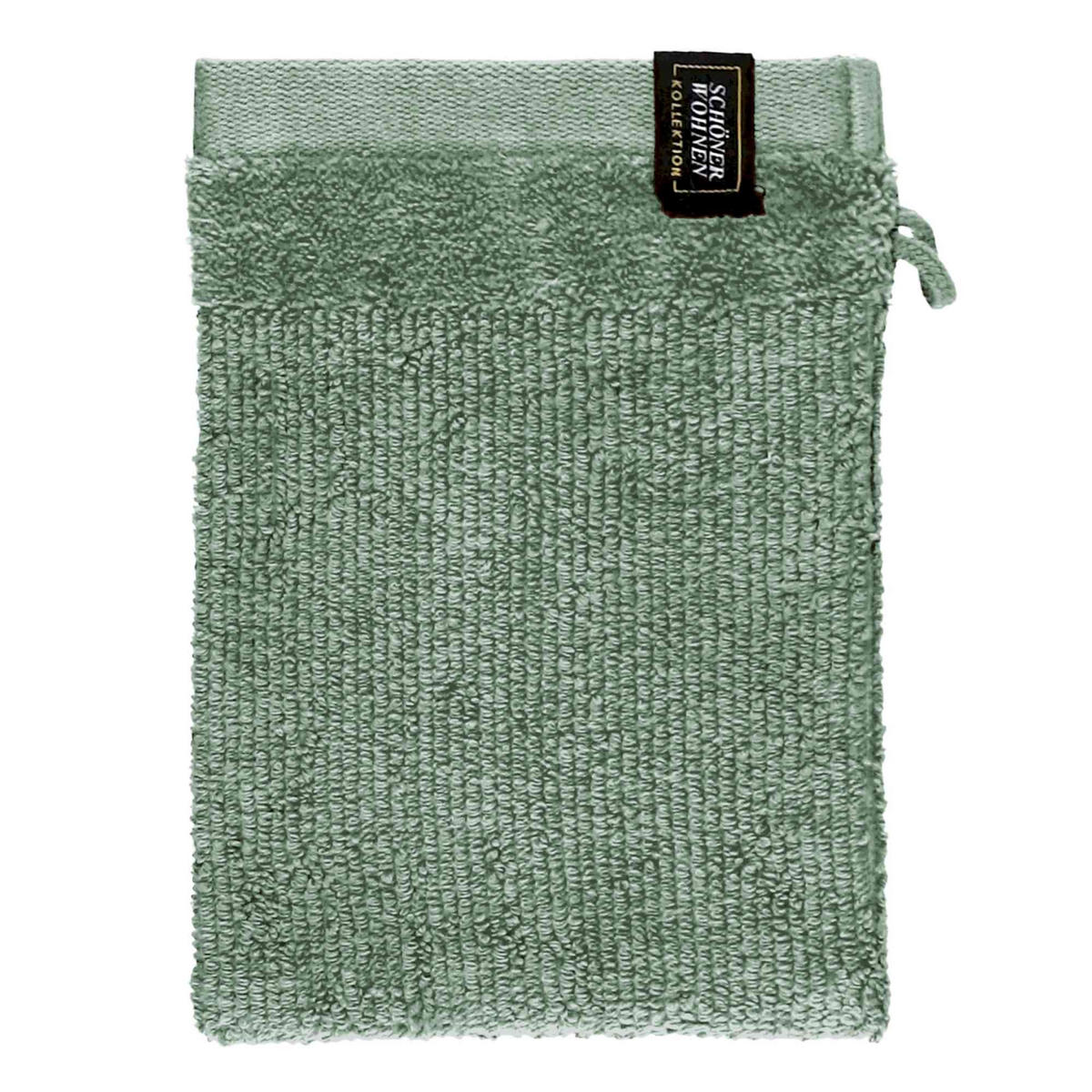 WASCHHANDSCHUH SENSE-6 - Grün, Textil (16/21cm) - Schöner Wohnen