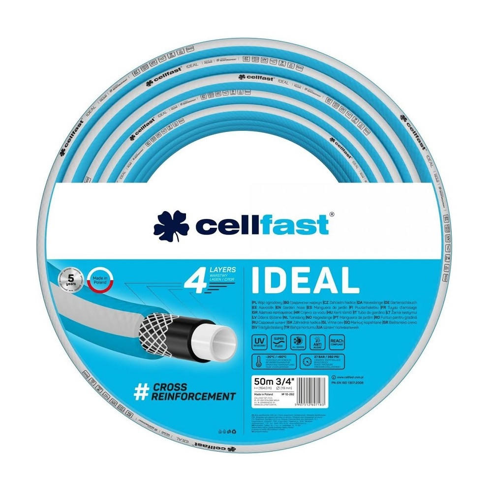 GARTENSCHLAUCH IDEAL 3/4" 50 m - Transparent, Kunststoff (5000cm)