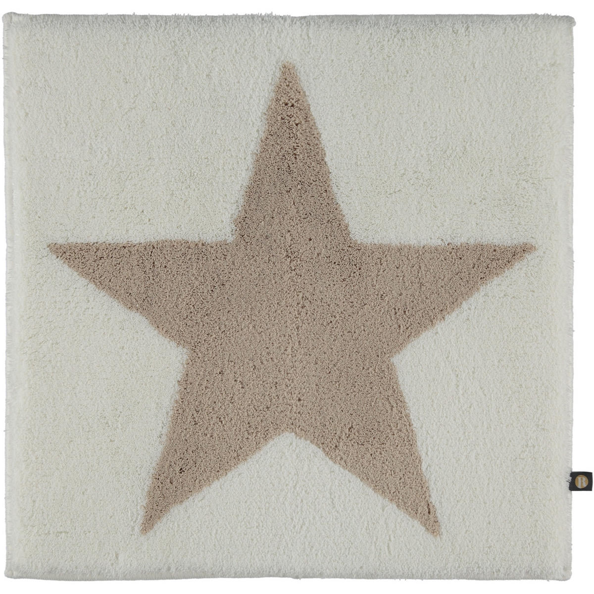 BADTEPPICHE STAR WEISS-STONE - 1340 - Beige, Textil (60/60cm) - Rhomtuft