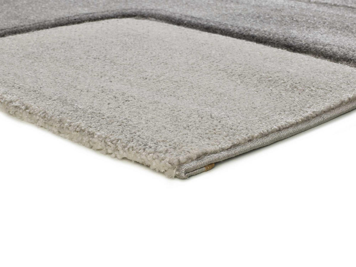 WEBTEPPICH Grau Medel 140/200 cm - Grau, Naturmaterialien/Textil (140/200cm) - Atticgo