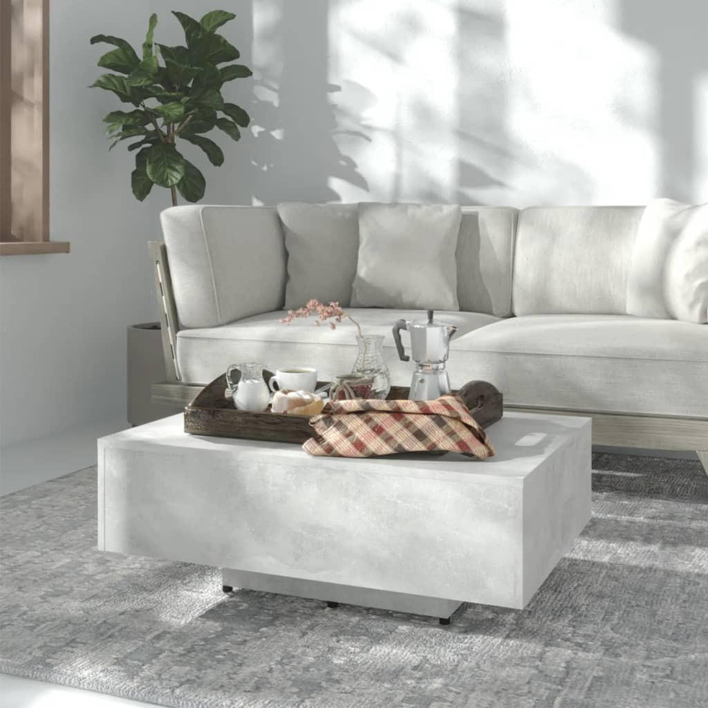 COUCHTISCH Betongrau 85x55x31 cm Holzwerkstoff - Grau, Holzwerkstoff (55/85/31cm) - furnicato
