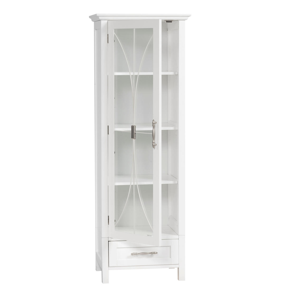 MIDISCHRANK Weiß - Weiß, Holzwerkstoff (34.3/123.2/123.2cm) - Teamson Home