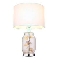 LED TISCHLEUCHTE Metall Weiß - Weiß, Glas (25/25/38cm) - Globo Lighting