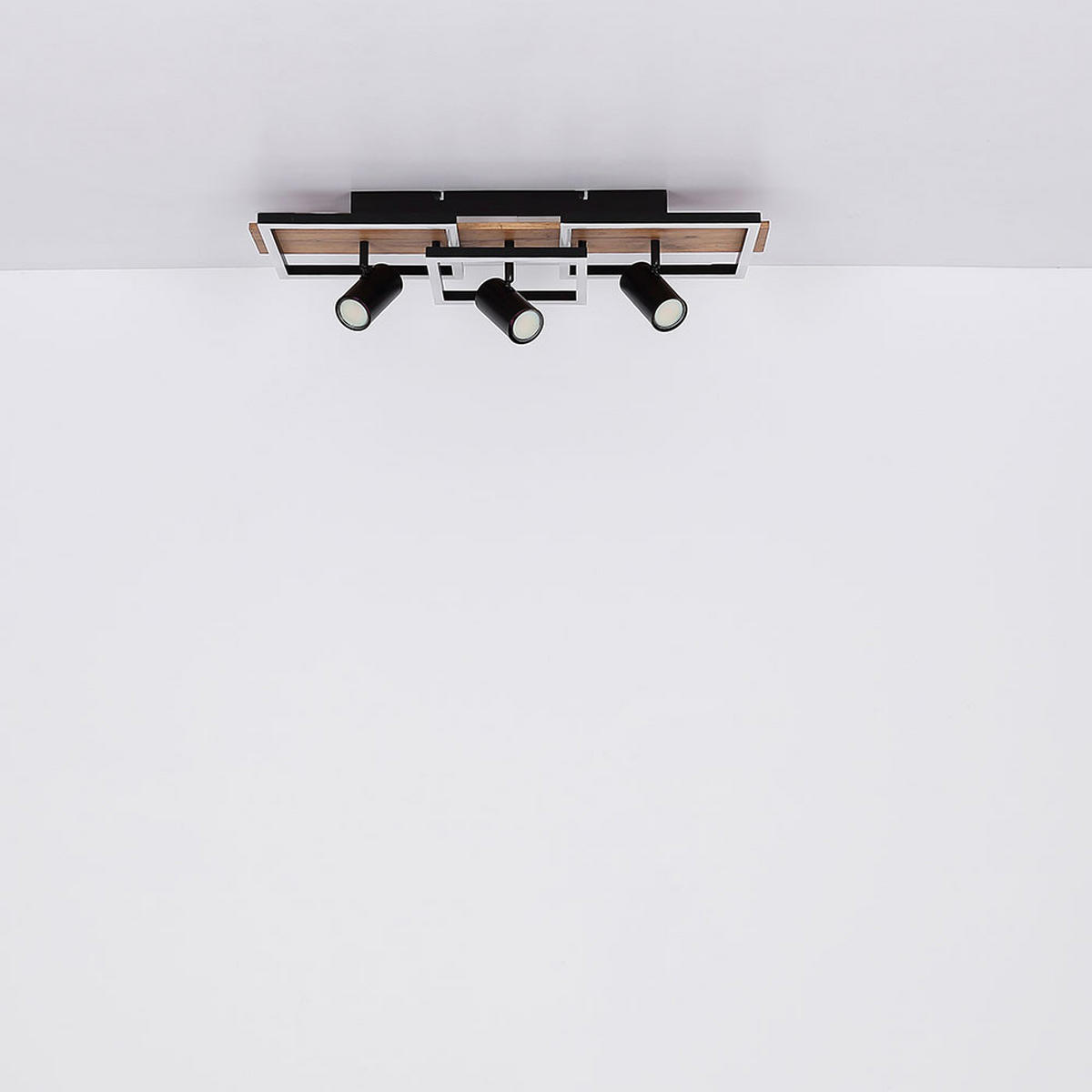 LED DECKENLEUCHTE KASSU Metall Braun - Braun, Metall (50/27/18cm)