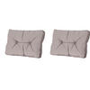 SITZKISSEN Panama 43/60 cm 2er-Set - Taupe, Textil (60/8/43cm) - Madison