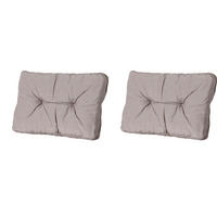 SITZKISSEN Panama 43/60 cm 2er-Set - Taupe, Textil (60/8/43cm) - Madison