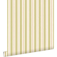 TAPETE Streifen 50 x 900 cm - Grün, Papier (50/0.1cm) - ESTAhome