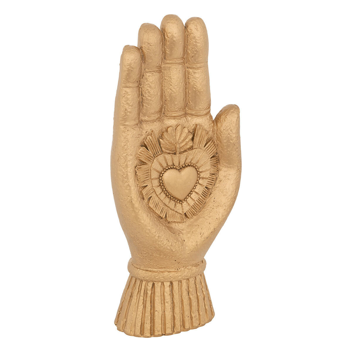 DEKOFIGUR Amira 16,5 cm - Hellbraun, Kunststoff (3.5/16.5/7.5cm) - Atmosphera Createur d´interieur