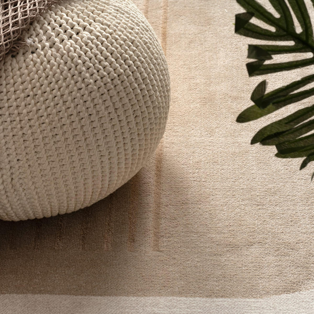 KURZFLORTEPPICH 160/230 cm Tuana 221 - Beige, Kunststoff (160/230cm) - Paco Home