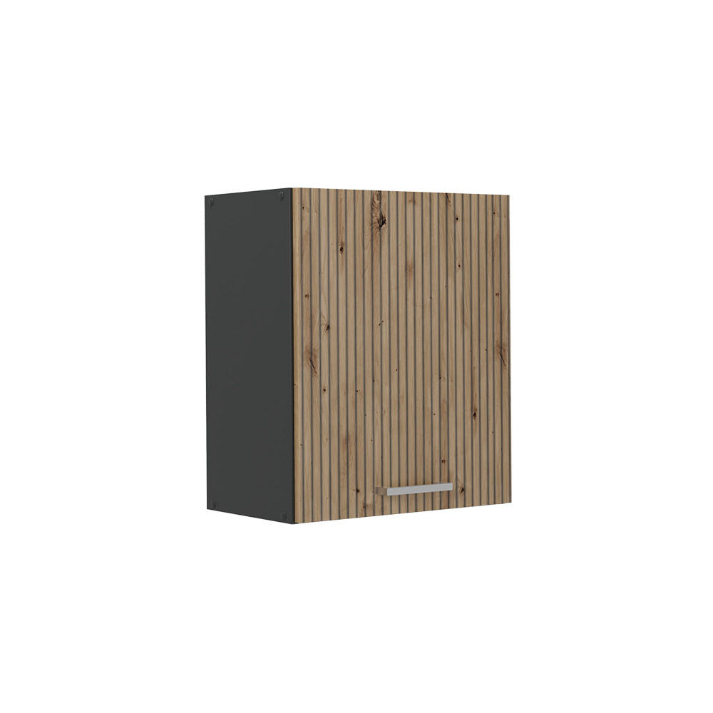 HÄNGESCHRANK R-Line, Artisan-Eiche/Anthrazit, 50 cm - Anthrazit/Eiche Artisan, Holzwerkstoff (50/60/31cm) - Vicco