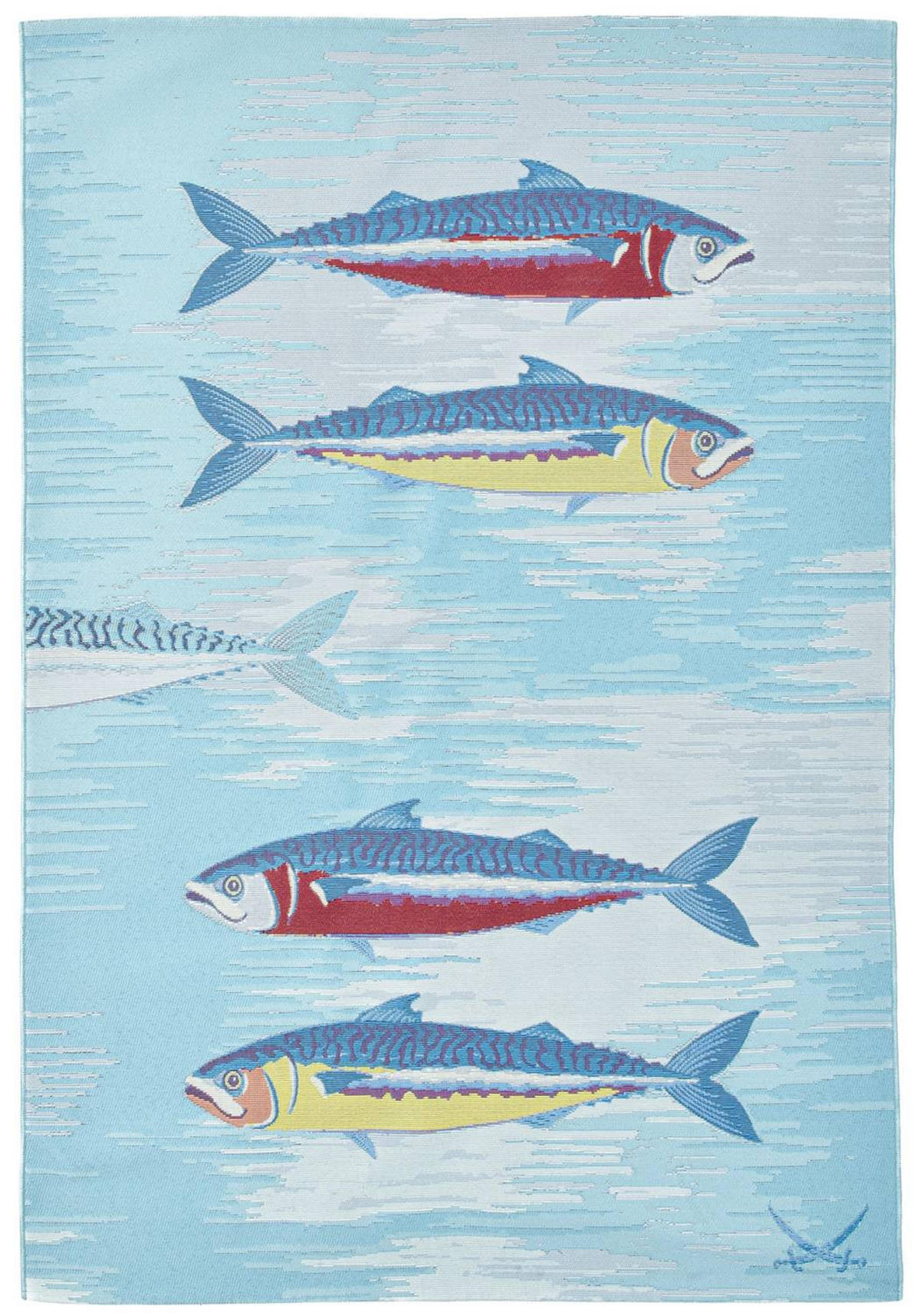 OUTDOORTEPPICH Rantum Beach 190x290 cm - Türkis, Textil (190/290cm) - Sansibar SYLT