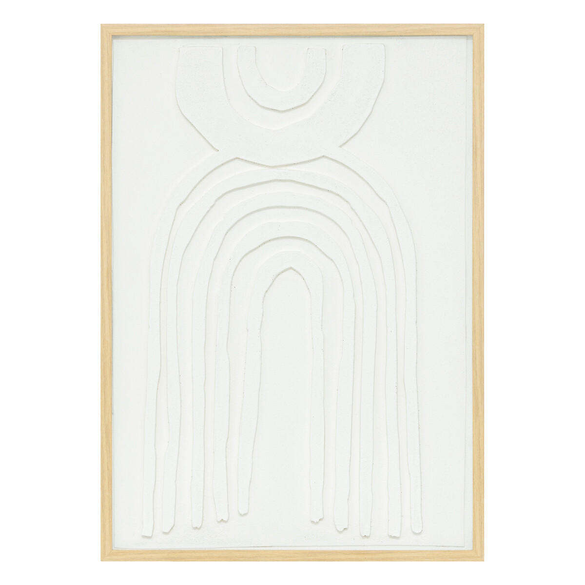 BILD MIT RAHMEN Bobby 50/70 cm - Weiß, Holzwerkstoff (50/70cm) - Atmosphera Createur d´interieur