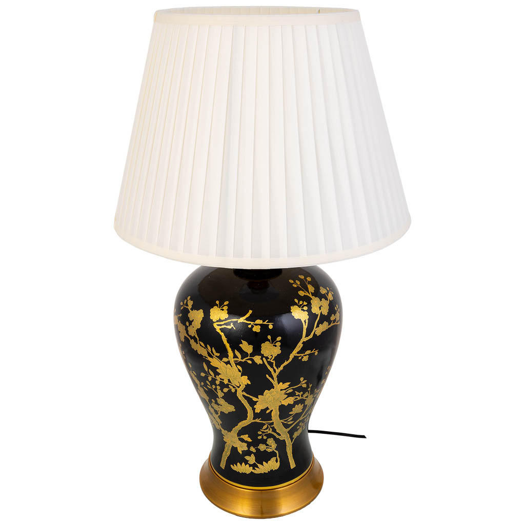 LAMPE, schwarz, 24x37cm - Schwarz, Keramik (24/24/37cm) - Wanderlust