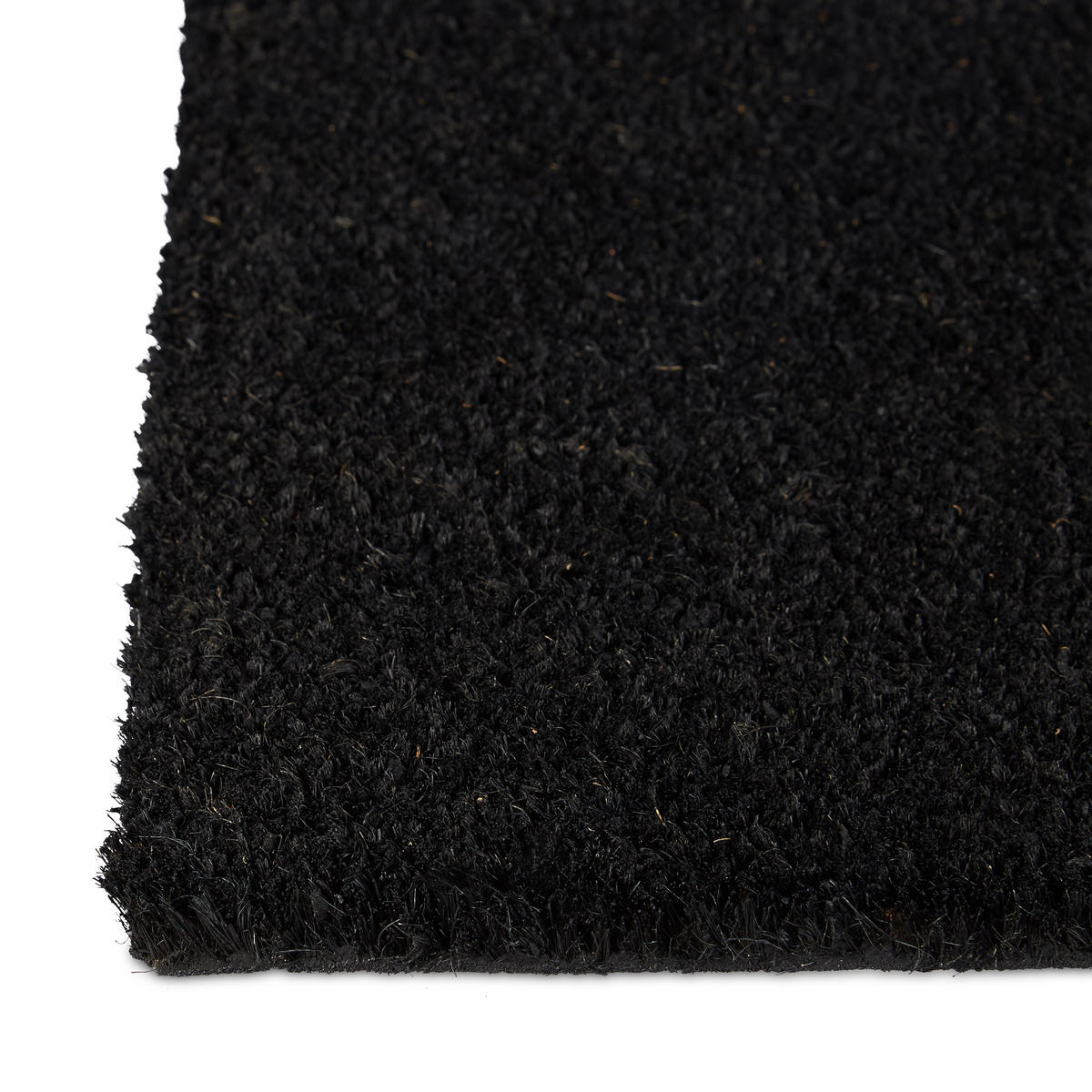 FUSSMATTE - Schwarz, Kunststoff/Textil (40/60cm) - Relaxdays