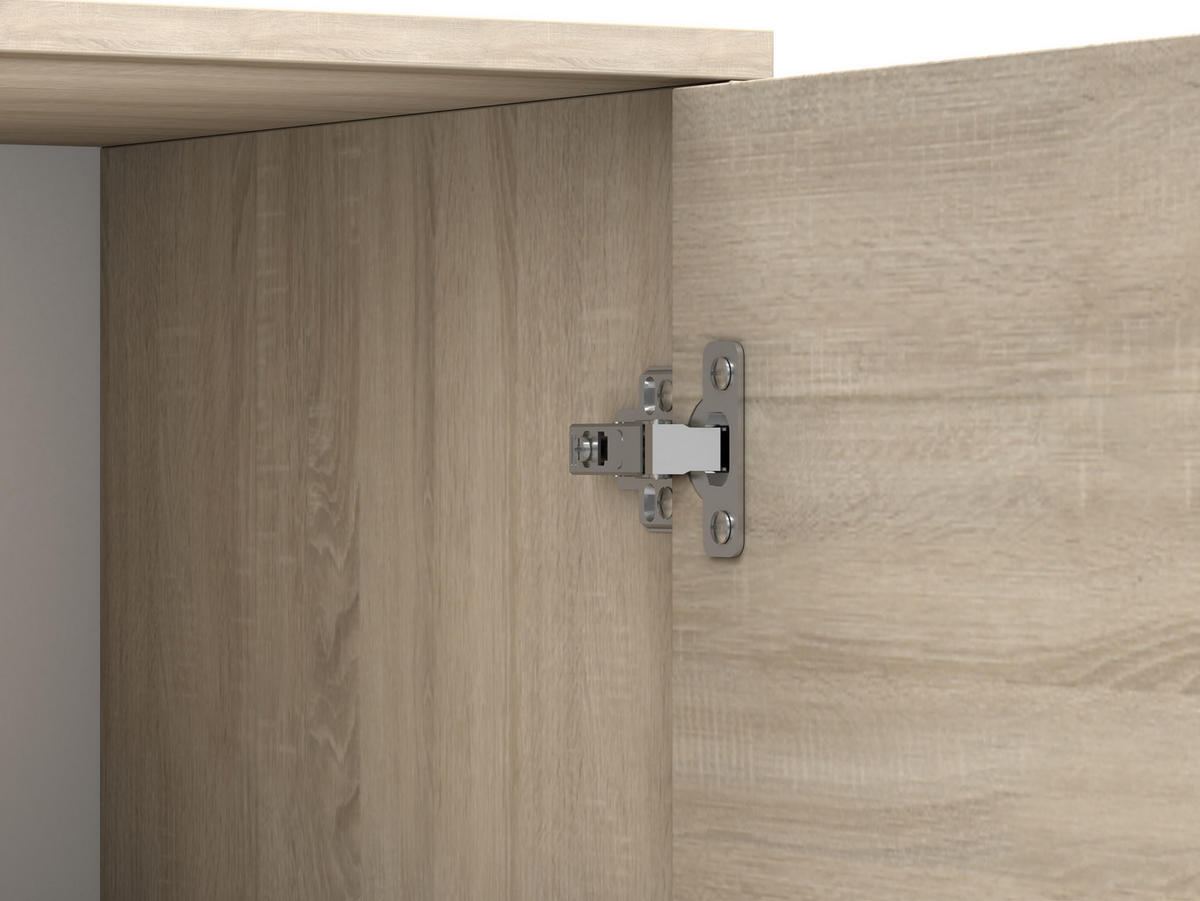 KOMMODE - Highboard IRYS 01 2D4S Sonoma - Sonoma Eiche, Holzwerkstoff (135/95/45cm) - Möblo