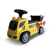 KINDER RUTSCHAUTO Straßen-Truck gelb - Gelb, Kunststoff (83/28/48cm) - TPFLiving
