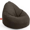 SITZSACK COSMO II aus Kordstoff, Braun - Braun, Textil (85/80/85cm) - KONSIMO®