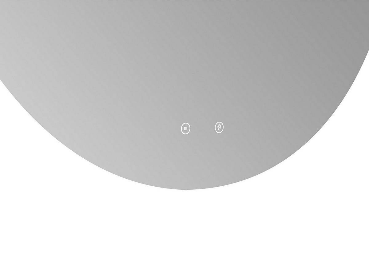 BADSPIEGEL - 90 cmcm x 35 cmcm - Glas - Transparent - ROMULA - Transparent, Glas (90/90/35cm) - Vente-Unique