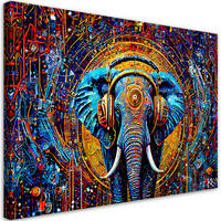 KUNSTDRUCK Bunt 120/80 cm - Multicolor, Textil (120/80cm) - KUNSTLOFT