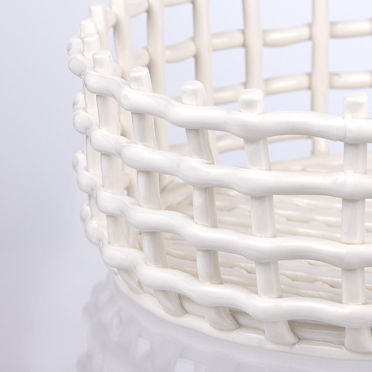 KORB Craft - Weiß, Keramik (28/28/10cm) - Butlers