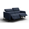 RELAXSOFA RODEN 3-Sitzer, marineblau - Dunkelblau, Holz/Textil (194/82/103cm) - Courtois Laville