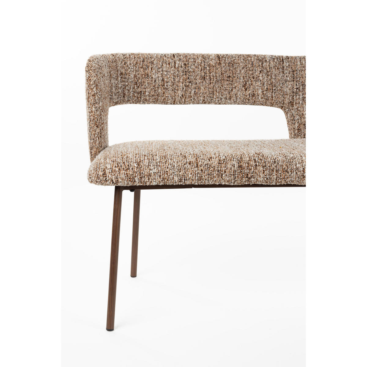 ESSZIMMERBANK Chelsea Braun - Braun, Kunststoff (148/79/51cm) - Housecraft Living
