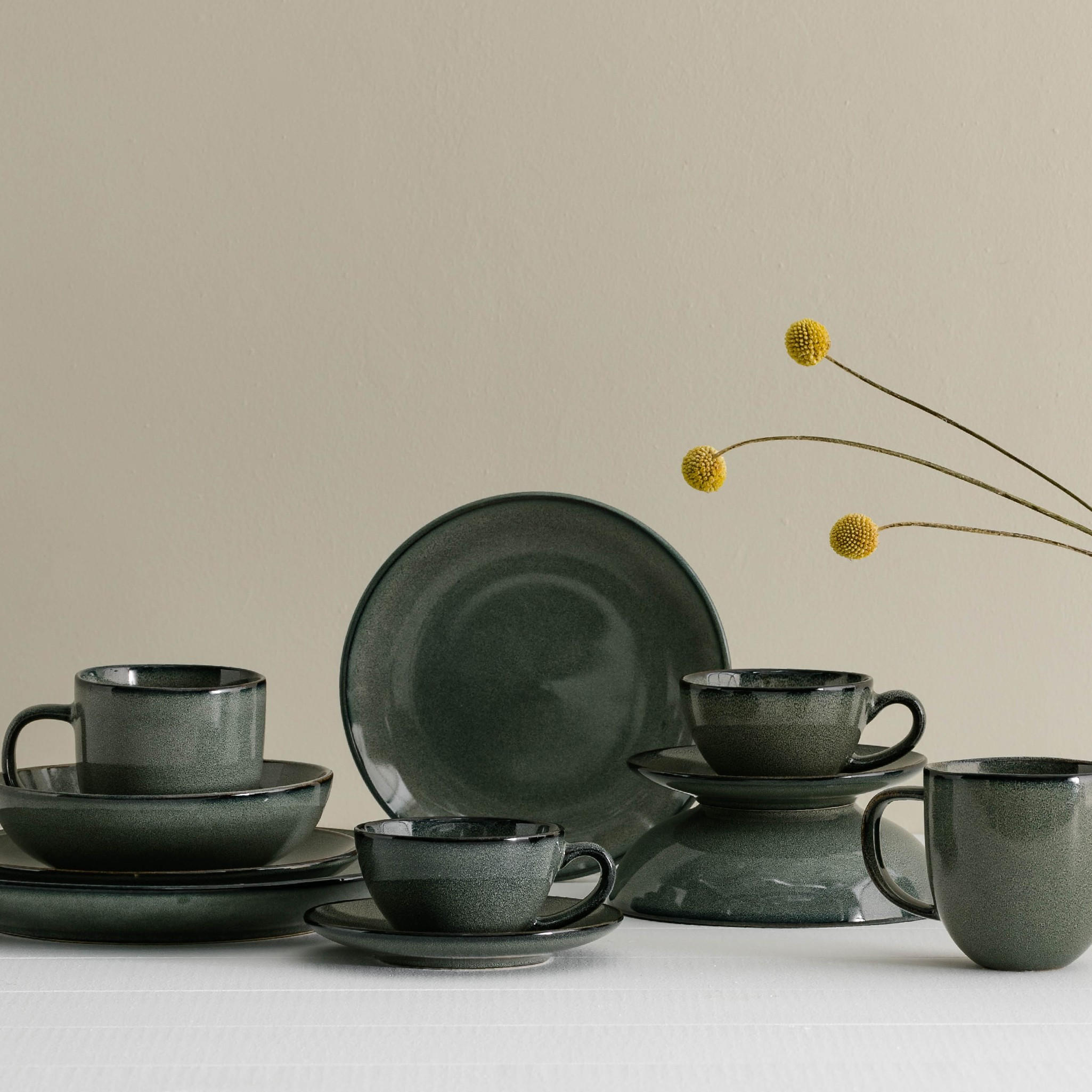 BECHER Dobble - Grün, Stein (0.38L) - home&you