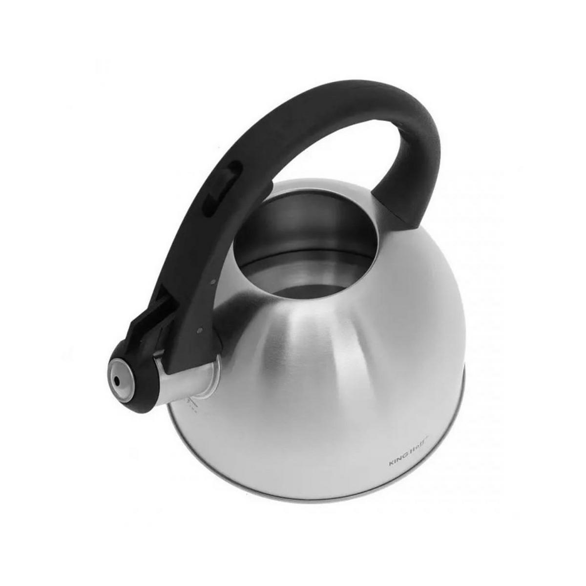 WASSERKESSEL Silber 20/20/25 cm KH3324 - Silberfarben, Metall (20cm) - Kinghoff 