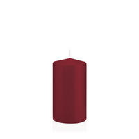 STUMPENKERZEN Bordeaux Ø 68 x 130 mm, 12 Stück - Bordeaux, Paraffin (7/13cm) - Wiedemann Kerzen