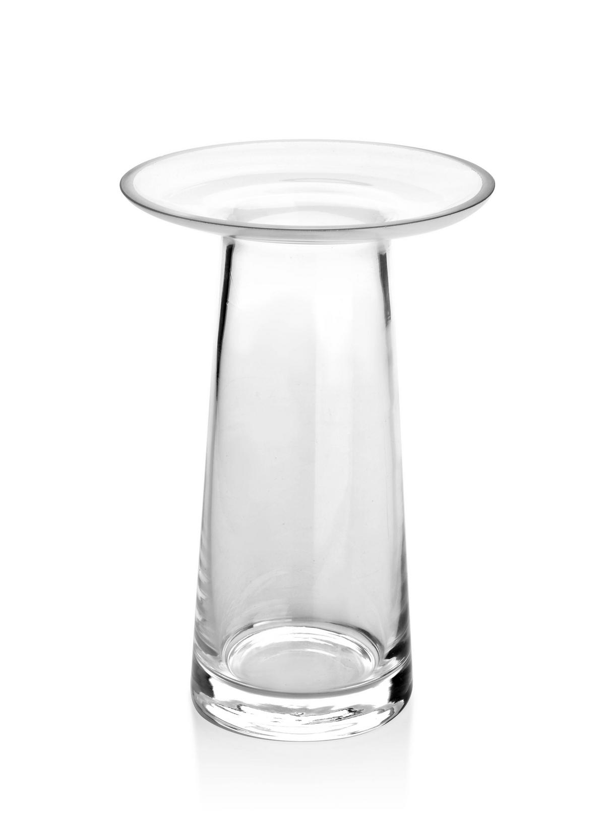 VASE Serenite Transparent 13.5/13.5/20 cm Glas - Transparent, Glas (20cm) - Mondex