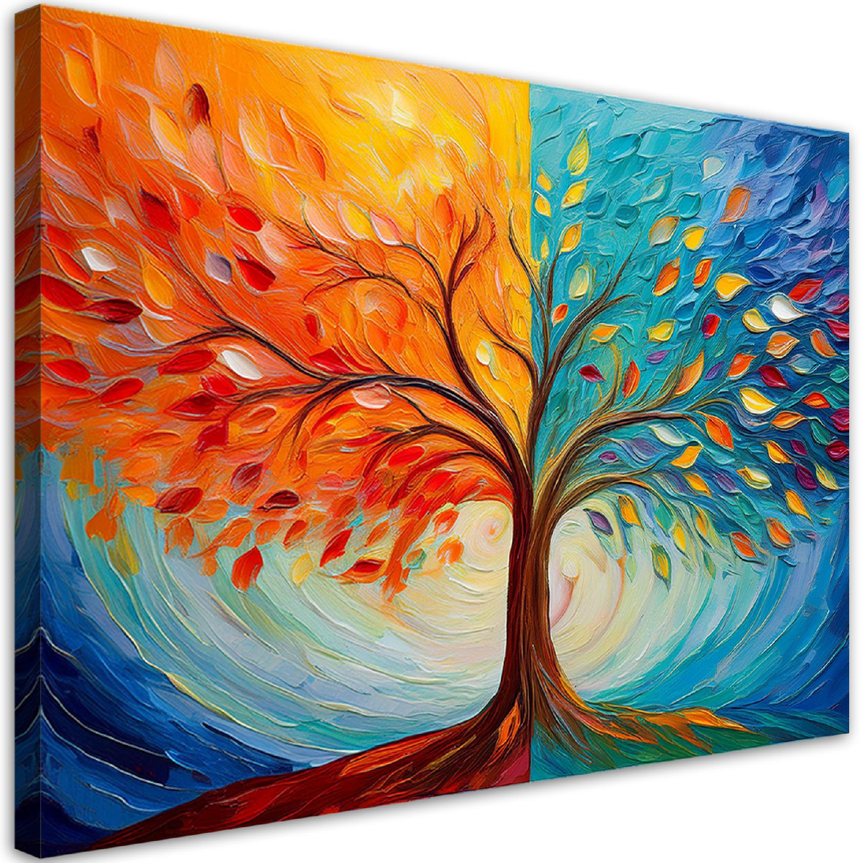 Feeby Wandbild Mehrfarbig 60x40 cm
