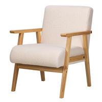 SESSEL Holz Weiß - Weiß, Holz (60/76/70cm) - Nordlys