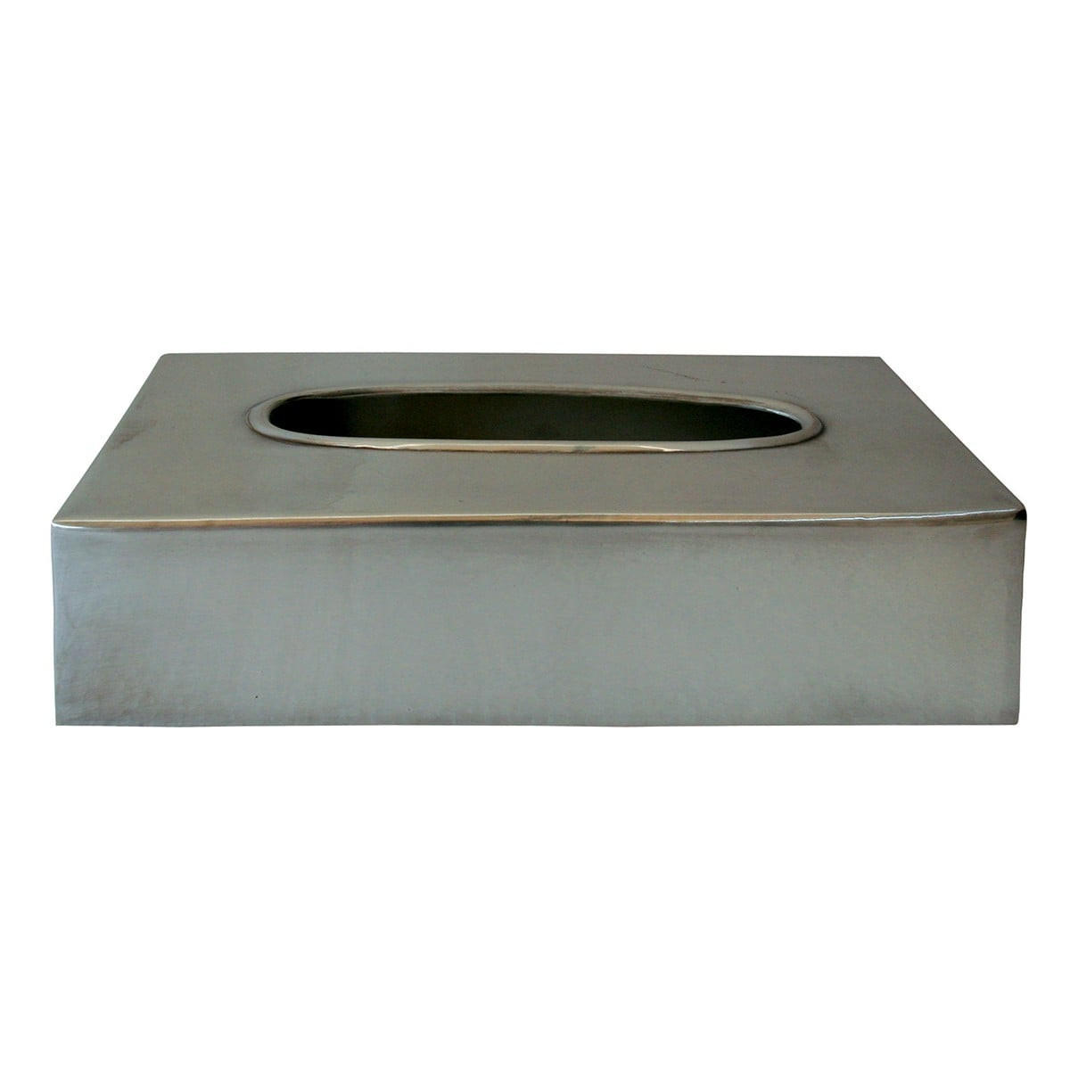 MESSING Taschentuchbox - Silberfarben, Metall (13/13/25cm) - Signature