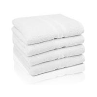HANDTÜCHER, 4er-Set, 50x100 cm, 100% Baumwolle, Weiß - Weiß, Textil (50/100cm) - Zollner