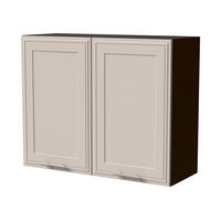 HÄNGESCHRANK Salo W3/90 Lava / Kaschmir Matt 90 / 32,5 / 72cm - Kaschmir/Dunkelgrau, Holz/Holzwerkstoff (90/72/32.5cm) - Feldmann-Wohnen