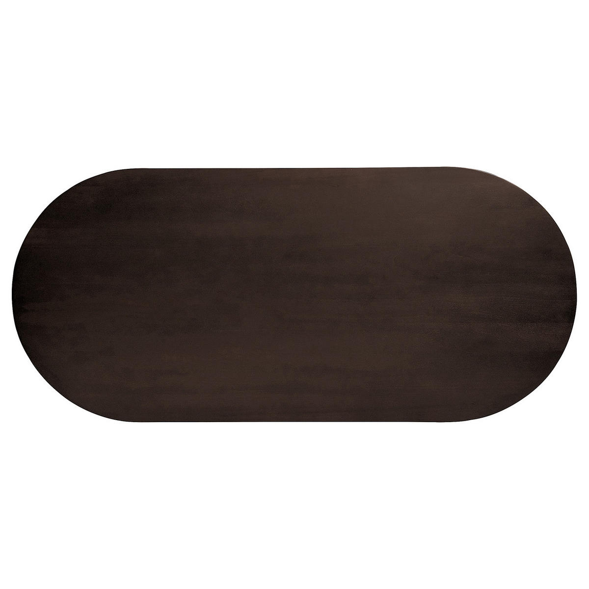 MASSIVER ESSTISCH - Mango massiv - Dunkelbraun, Holz (100/220/77cm) - home24