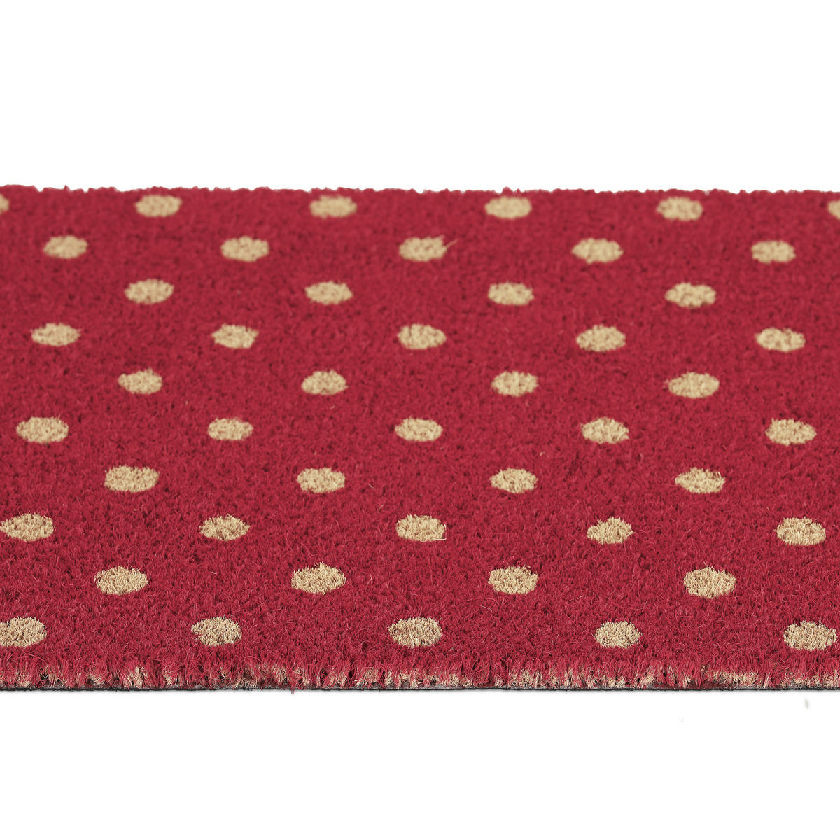 FUSSMATTE - Rot, Kunststoff/Textil (40/60cm) - Relaxdays