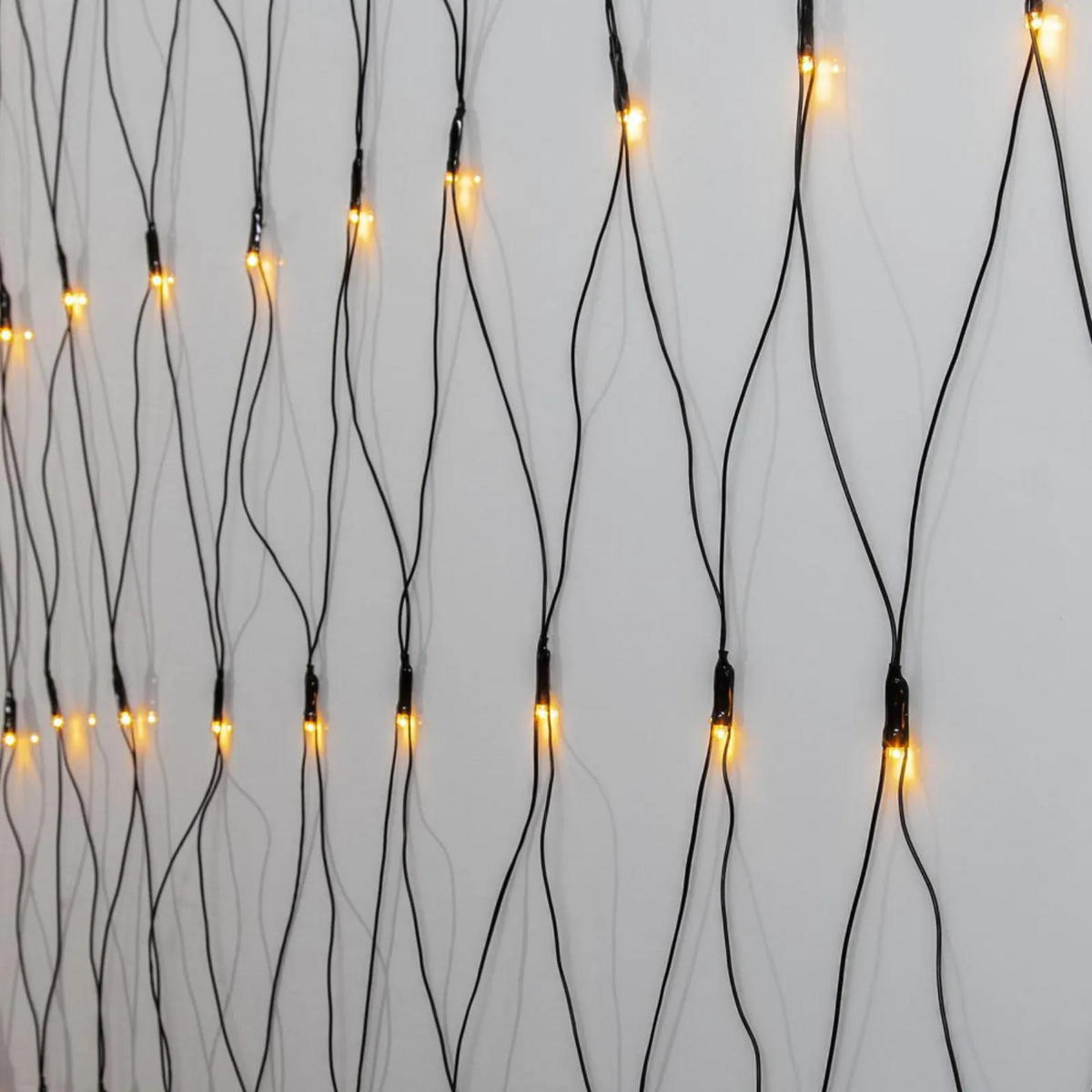 LICHTERKETTE Golden - Schwarz, Kunststoff (200cm) - click-licht
