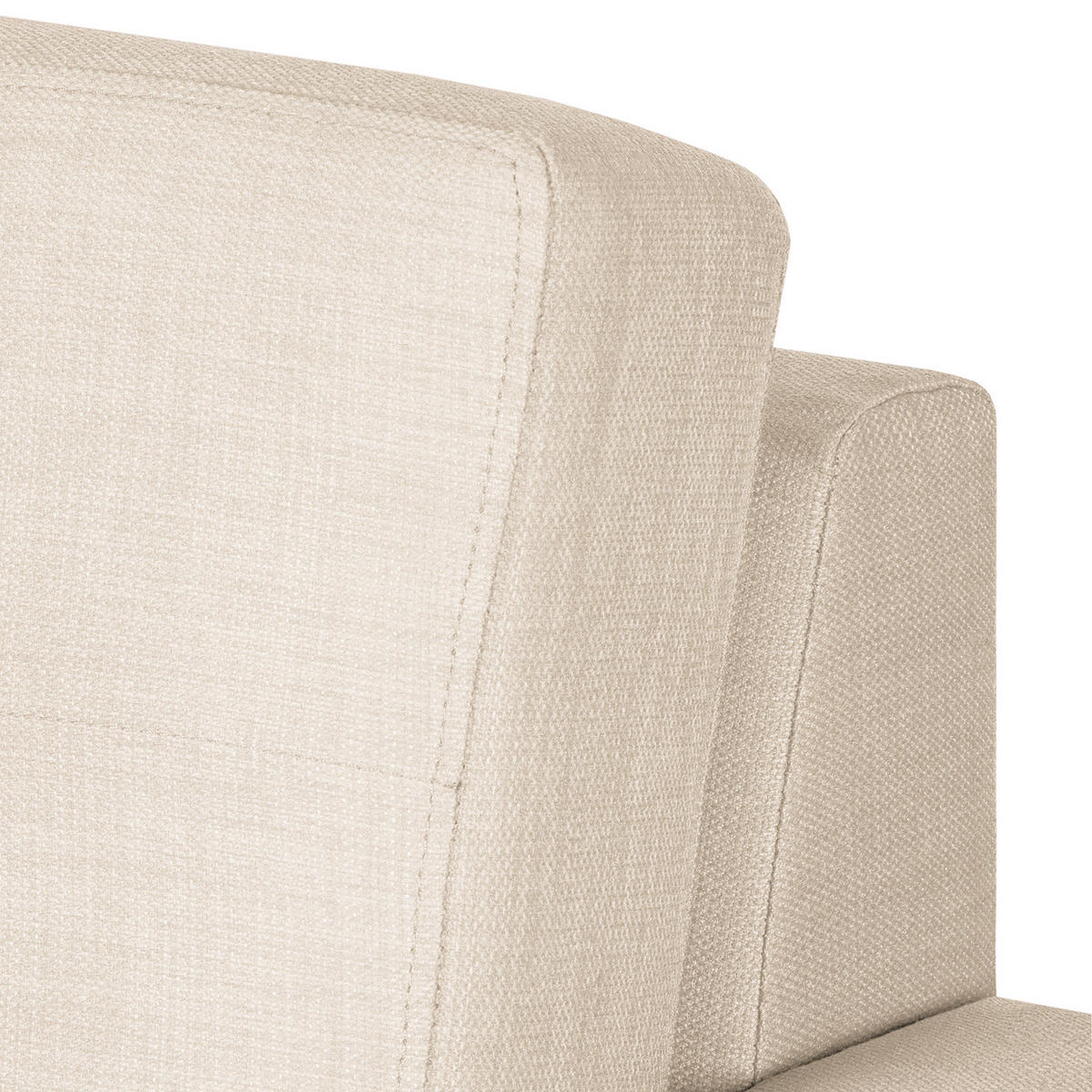 2-SITZER SOFA - Webstoff - Beige, Textil (179/80/88cm) - home24