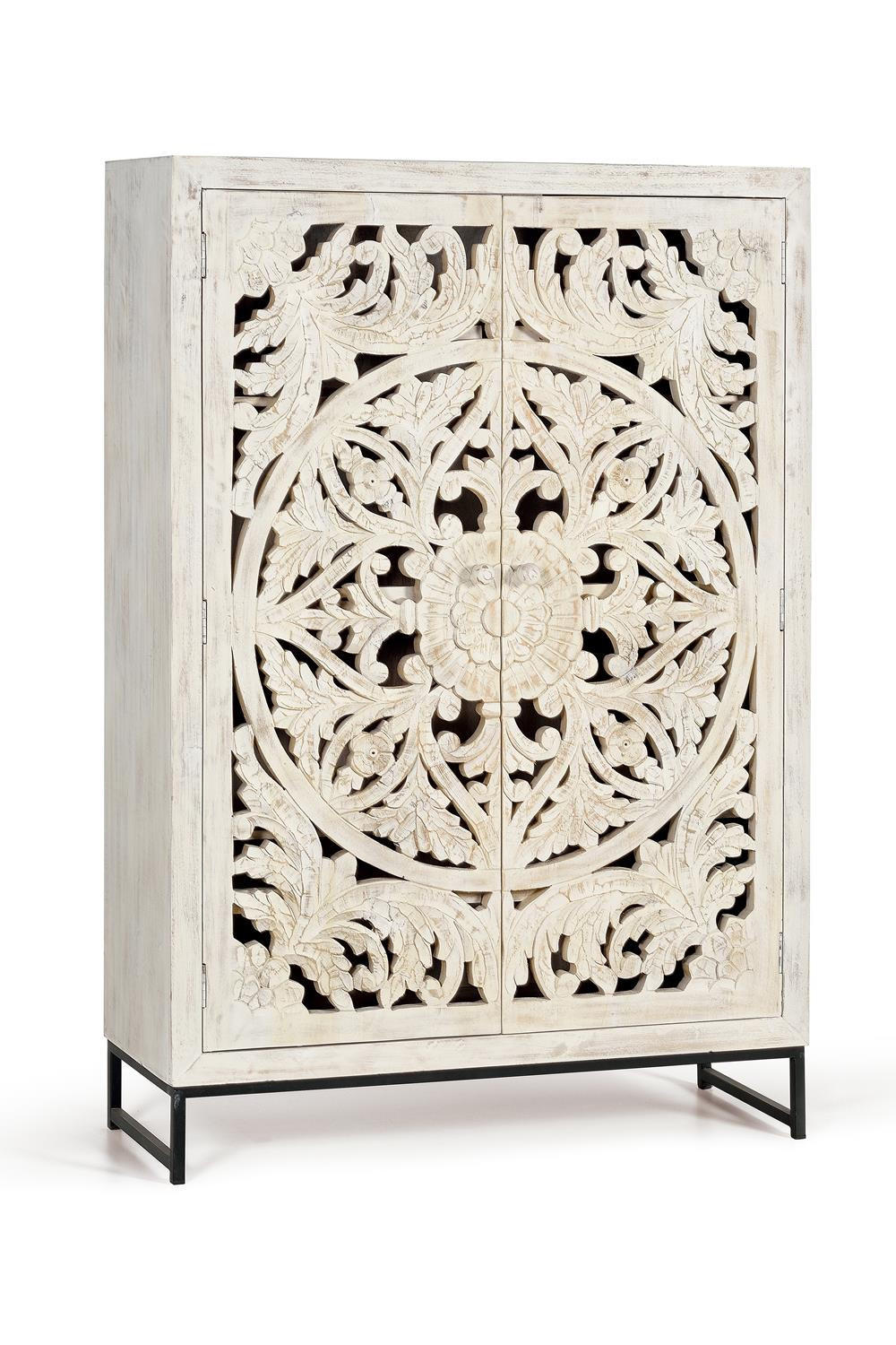 Giner y Colomer Highboard Perlmutt 40x160x110 cm