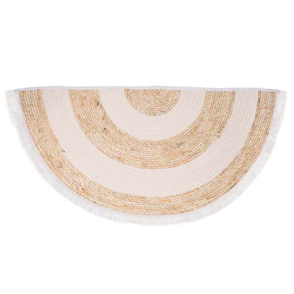 NATURFASERTEPPICH braun handgewebt 100x50x1 cm - Multicolor, Naturmaterialien (100/50cm) - Wanderlust