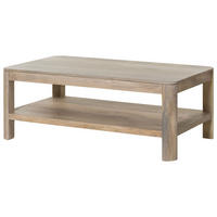 COUCHTISCH Mango 120x70x45 weiß lackiert TORONTO #305 - Weiß, Holz (120/70/45cm) - Massivmoebel24