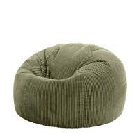 SITZSACK Klassisch Kingston, Cord - Salbeigrün, Textil (85/50/85cm) - icon