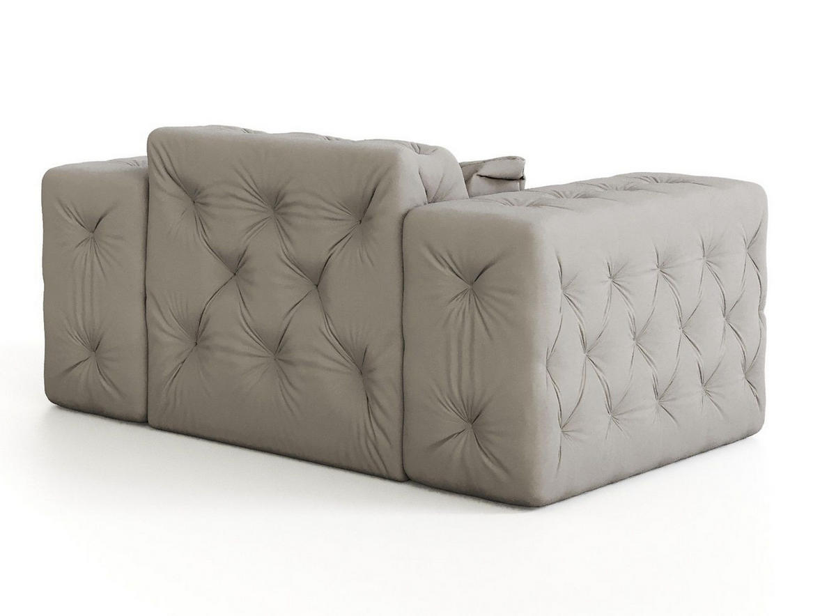 SESSEL Chantal - Dunkelgelb, Holzwerkstoff/Textil (121/78/96cm) - Fun Möbel